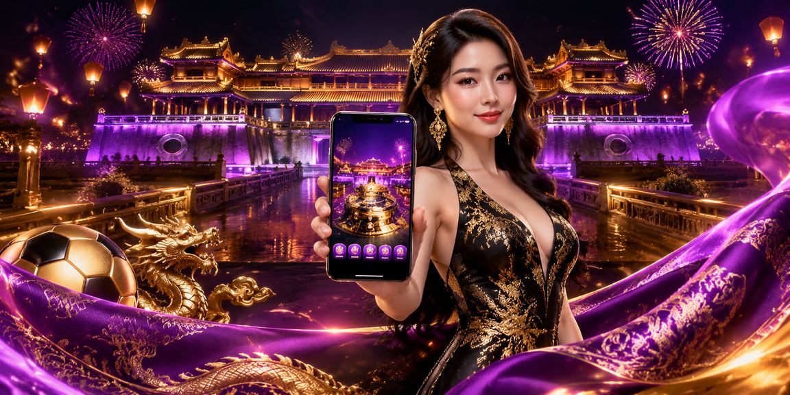Người dùng tại Huế trải nghiệm casino trực tuyến qua điện thoại di động trong trang phục áo dài truyền thống